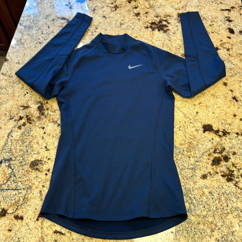 Nike Dri Fit Mock Turtle Neck Training Shirt